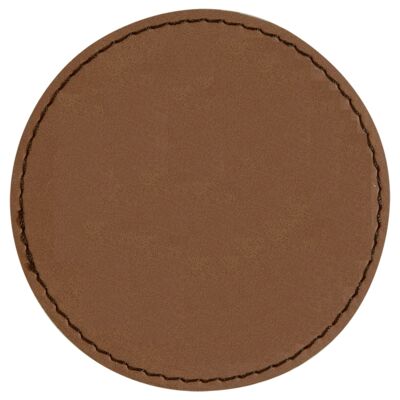 Laser Engraved Round Patch 2.5" (Iron-on) Dark Thumbnail