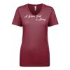 Next Level Apparel 1540 - Ladies' Ideal V-Neck Thumbnail