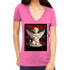 Tultex 214 - Ladies' Slim Fit Fine Jersey V-Neck Thumbnail