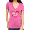 Tultex 214 - Ladies' Slim Fit Fine Jersey V-Neck Thumbnail