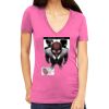 Tultex 214 - Ladies' Slim Fit Fine Jersey V-Neck Thumbnail