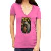 Tultex 214 - Ladies' Slim Fit Fine Jersey V-Neck Thumbnail
