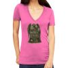 Tultex 214 - Ladies' Slim Fit Fine Jersey V-Neck Thumbnail
