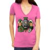 Tultex 214 - Ladies' Slim Fit Fine Jersey V-Neck Thumbnail