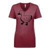Next Level Apparel 1540 - Ladies' Ideal V-Neck Thumbnail