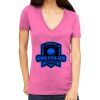 Tultex 214 - Ladies' Slim Fit Fine Jersey V-Neck Thumbnail