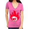 Tultex 214 - Ladies' Slim Fit Fine Jersey V-Neck Thumbnail