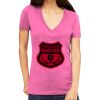 Tultex 214 - Ladies' Slim Fit Fine Jersey V-Neck Thumbnail