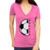 Tultex 214 - Ladies' Slim Fit Fine Jersey V-Neck Thumbnail