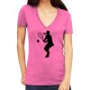 Tultex 214 - Ladies' Slim Fit Fine Jersey V-Neck Thumbnail