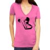Tultex 214 - Ladies' Slim Fit Fine Jersey V-Neck Thumbnail