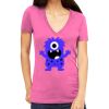 Tultex 214 - Ladies' Slim Fit Fine Jersey V-Neck Thumbnail
