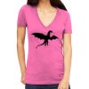 Tultex 214 - Ladies' Slim Fit Fine Jersey V-Neck Thumbnail
