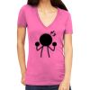 Tultex 214 - Ladies' Slim Fit Fine Jersey V-Neck Thumbnail