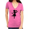 Tultex 214 - Ladies' Slim Fit Fine Jersey V-Neck Thumbnail
