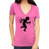 Tultex 214 - Ladies' Slim Fit Fine Jersey V-Neck Thumbnail