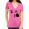 Tultex 214 - Ladies' Slim Fit Fine Jersey V-Neck Thumbnail