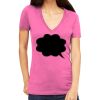 Tultex 214 - Ladies' Slim Fit Fine Jersey V-Neck Thumbnail