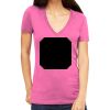 Tultex 214 - Ladies' Slim Fit Fine Jersey V-Neck Thumbnail
