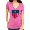 Tultex 214 - Ladies' Slim Fit Fine Jersey V-Neck Thumbnail