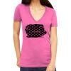 Tultex 214 - Ladies' Slim Fit Fine Jersey V-Neck Thumbnail