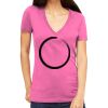 Tultex 214 - Ladies' Slim Fit Fine Jersey V-Neck Thumbnail