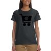 Gildan 100% Cotton Ladies T-Shirt Thumbnail